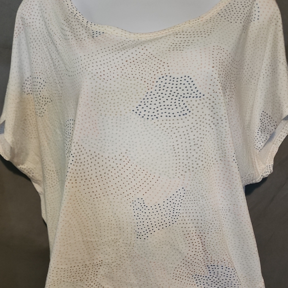 Trendy PRANA Short Sleeve XL Blouse